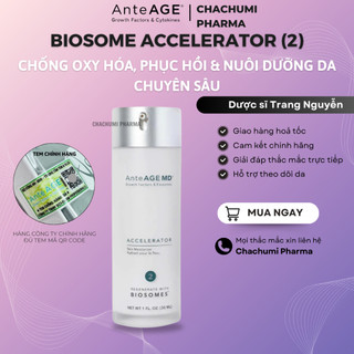 Bộ Đôi AnteAGE MD Biosome - MD Serum (1) & MD Accelerator (2) Chống Oxy Hóa, Phục Hồi & Nuôi Dưỡng Da Chuyên Sâu