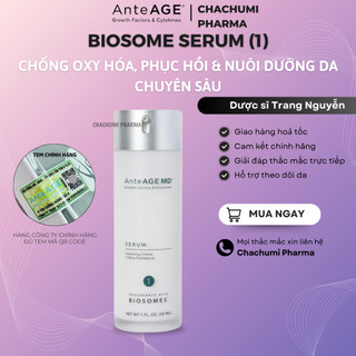 Bộ Đôi AnteAGE MD Biosome - MD Serum (1) & MD Accelerator (2) Chống Oxy Hóa, Phục Hồi & Nuôi Dưỡng Da Chuyên Sâu