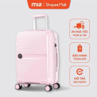 Vali Kéo MIAvn Du Lịch Pisani DEMILI - Size 20/24/28 Nhựa PP Hạn Chế Bể Vỡ, Dây Kéo Đôi, Ngăn Nới Rộng,Bảo Hành Trọn Đời