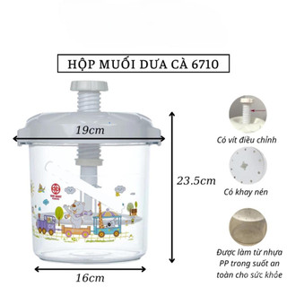 Hộp muối dưa , muối cà  Việt Nhật 5L, 10L nhựa an toàn PP chất lượng cao