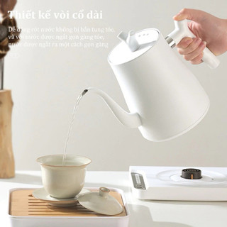 Ấm siêu tốc thông minh điều chỉnh nhiệt độ - cổ ngỗng - 1000ML