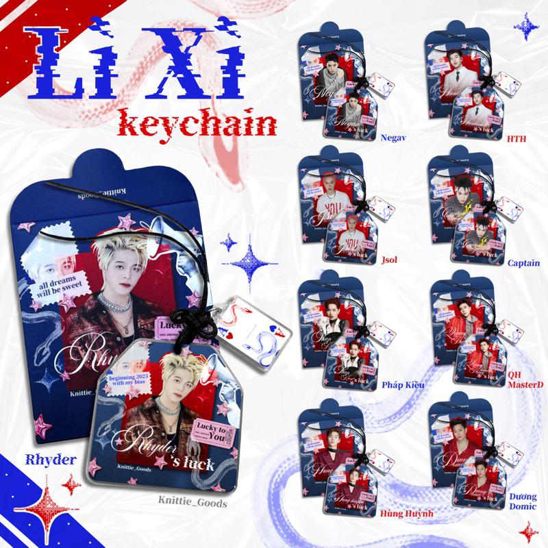 LÌ XÌ Keychain - ATSH Collection | KNITTIEGOODS | Shopee Việt Nam