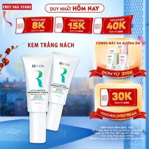 Kem Giảm Thâm Extra White & Rucos Kem Trắng Nách Dưỡng Sáng Da Giảm Thâm Vùng Nách khử mùi Hôi 35g