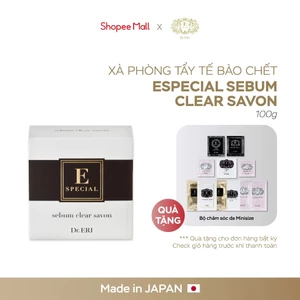 Xà Bông Tẩy Da Chết Toàn Thân E-SPECIAL SEBUM CLEAR SAVON Chứa AHA Giúp Loại Bỏ Mụn Đầu Đen Bã Nhờn Thu Nhỏ Lỗ Chân Lông