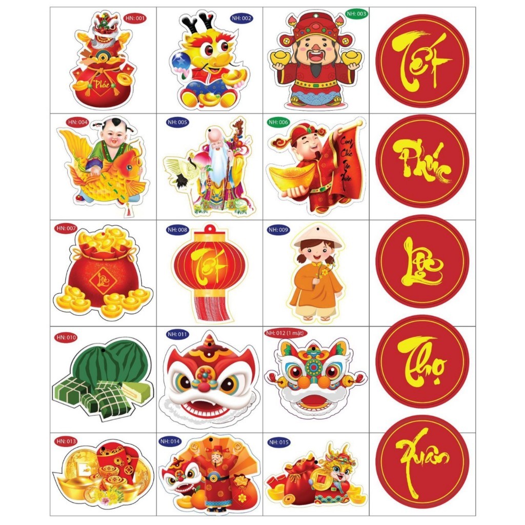LIỄNG TREO TẾT MẪU MỚI (10 CÁI)