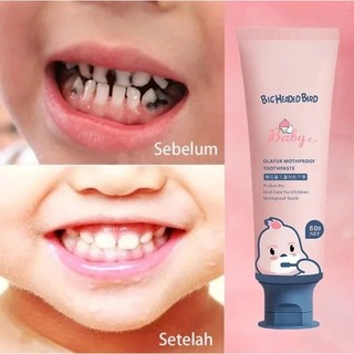 Kem đánh răng cho bé kem đánh răng trẻ em 60g kem đánh răng cho bé 1 tuổi chống sâu răng cho bé chống sâu răng