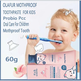 Kem đánh răng cho bé kem đánh răng trẻ em 60g kem đánh răng cho bé 1 tuổi chống sâu răng cho bé chống sâu răng