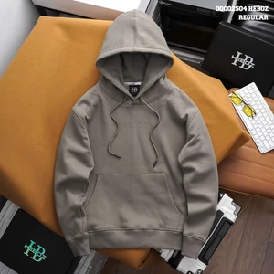 [FORM LỚN] Áo hoodie nỉ bông basic Heboz 3M, áo khoác nam tròng đầu giữ ấm - 00002504