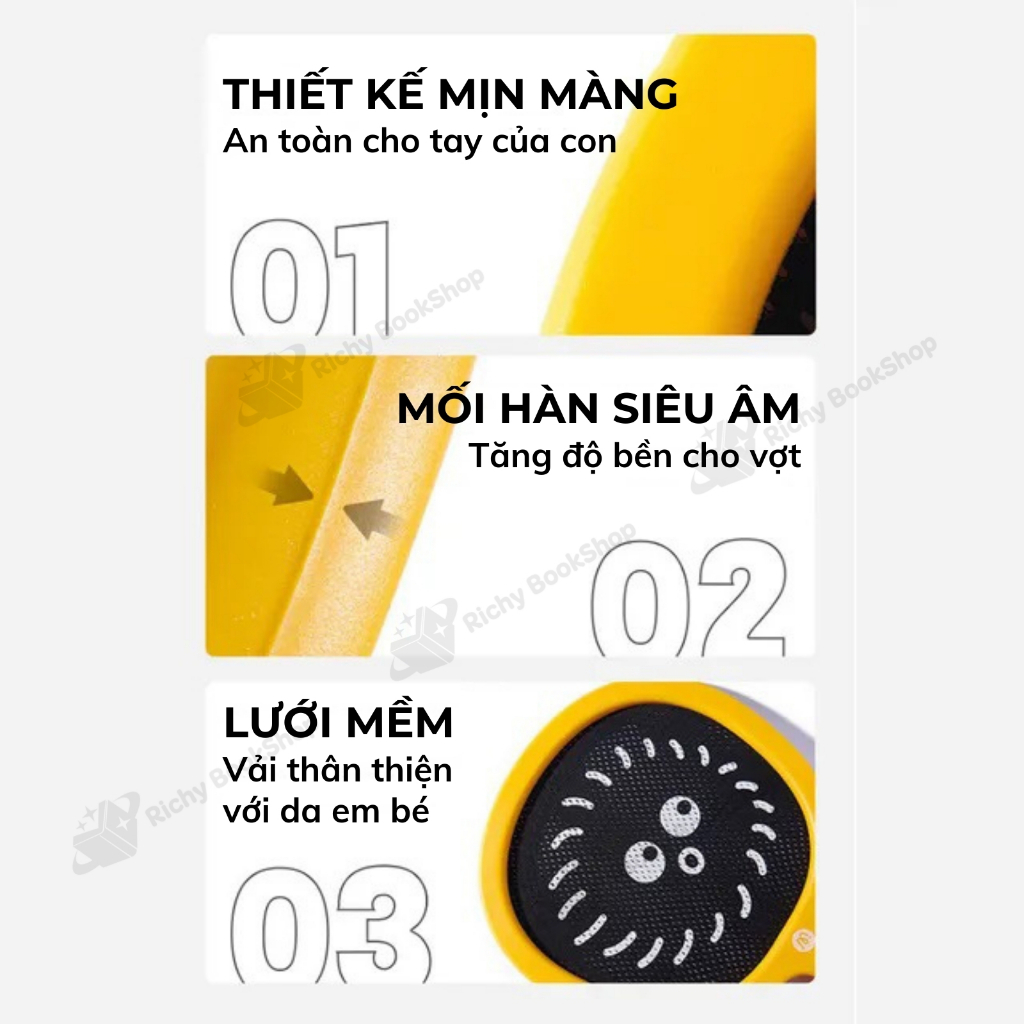 Bộ vợt cầu lông, vợt tennis cho trẻ em - Mideer Kids Junior Racket