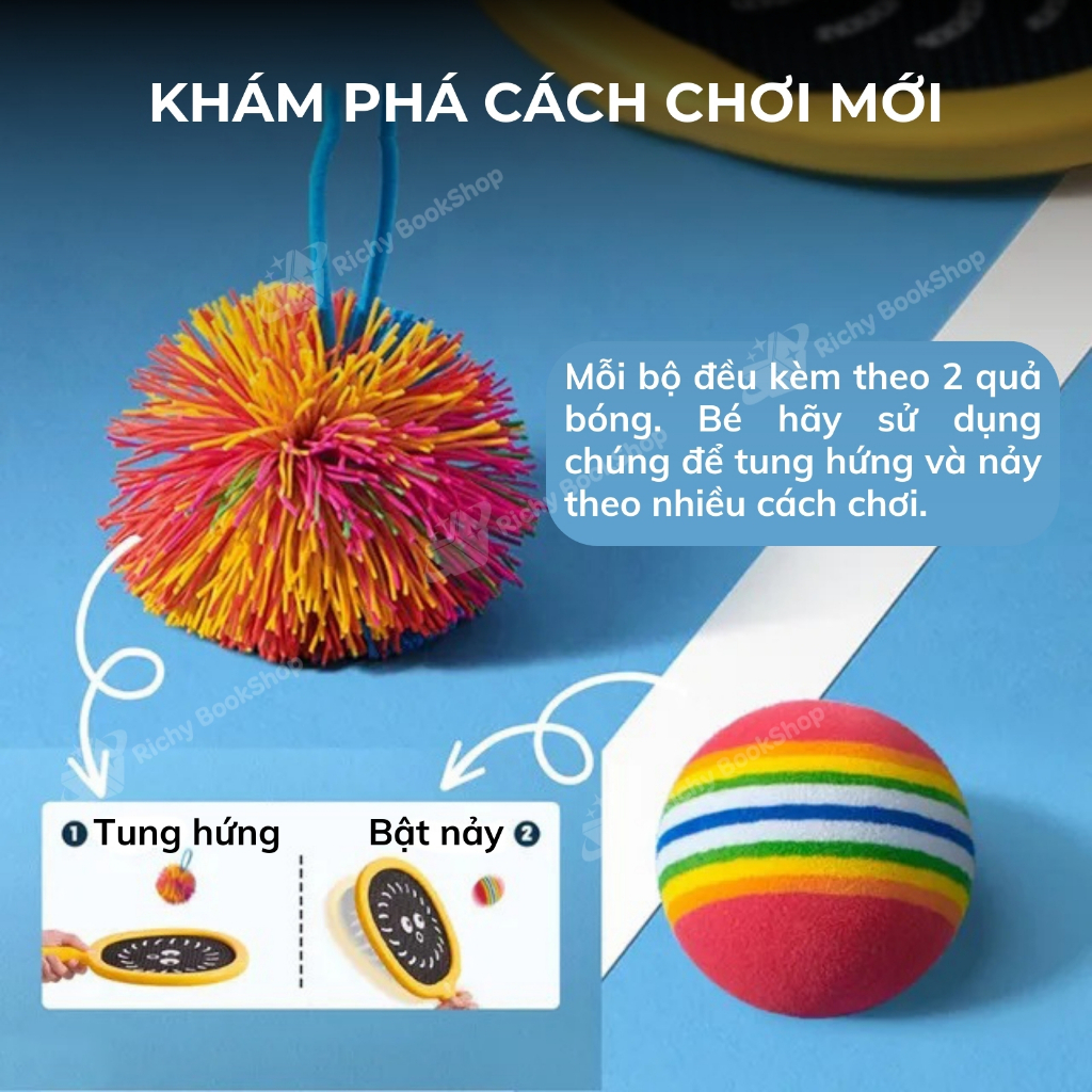 Bộ vợt cầu lông, vợt tennis cho trẻ em - Mideer Kids Junior Racket