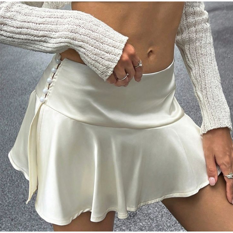 Chân Váy Lụa Satin Thời Trang Nữ(Có bigsize từ XS đến XXL)