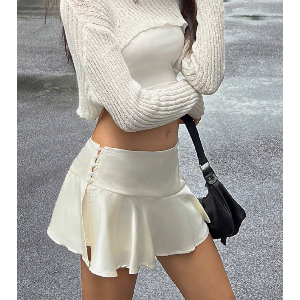 Chân Váy Lụa Satin Thời Trang Nữ(Có bigsize từ XS đến XXL)