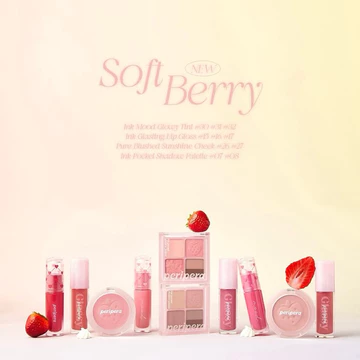 [Peripera] Bộ Sưu Tập PERIPERA SOFT BERRY COLLECTION Son Bóng Son Tint Phấn Má Phấn Mắt