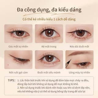 [Judydoll] Bút Kẻ Mắt Nước Siêu Mảnh JUDY DOLL Slim Liquid Eyeliner 0.4g Minna Cosmetics