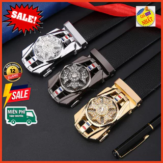 💛Sốc💛 Thắt lưng mặt xoay nam cao cấp thời trang, dây lưng da khóa tự động v7men - Dây Nịt Nam Phong Cách Hàn Quốc