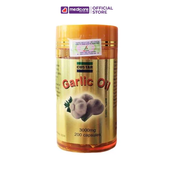 Viên Uống COSTAR Tinh Dầu Tỏi 3000mg Giúp Tăng Cường Sức Đề Kháng 200 viên