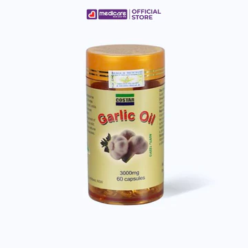 Viên Uống COSTAR Tinh Dầu Tỏi 3000mg GiúpTăng Cường Sức Đề Kháng 60 viên