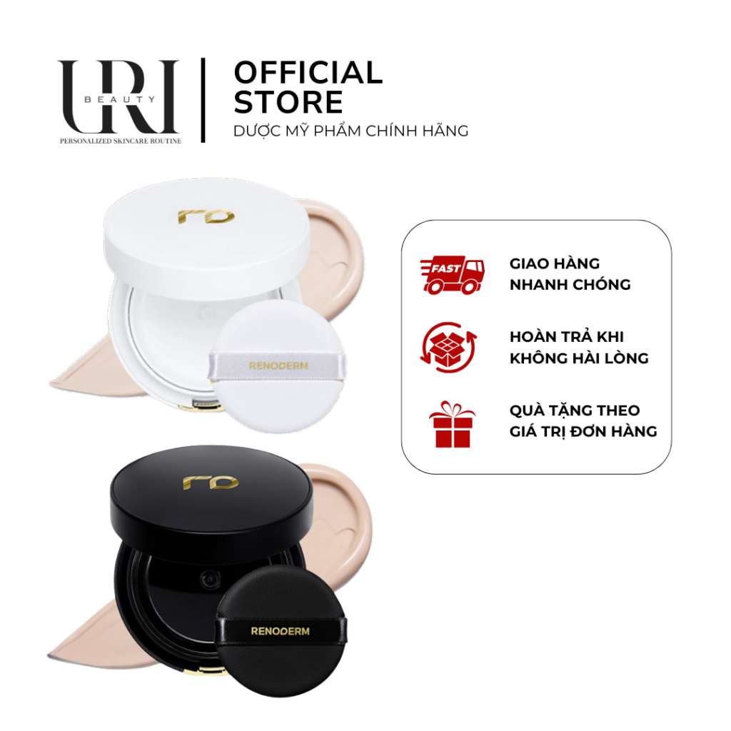 [Chính Hãng] RENODERM Cushion Day Long BB – Phấn Nước Che Phủ Tự Nhiên Dưỡng Da 15g