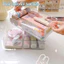 Hộp / Khay Arcylic Trong Suốt Để Bàn Đựng Đồ Đa Năng Có Tay Cầm Tiện Lợi 25.7x15x7.5cm
