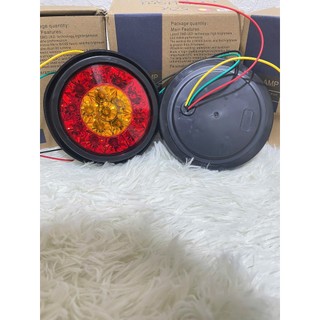 [ Gía 1 chiếc ] Đèn hậu đơn 2 màu,điện 12v và 24v, đèn hậu SD2015