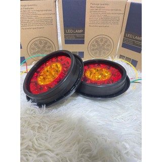 [ Gía 1 chiếc ] Đèn hậu đơn 2 màu,điện 12v và 24v, đèn hậu SD2015