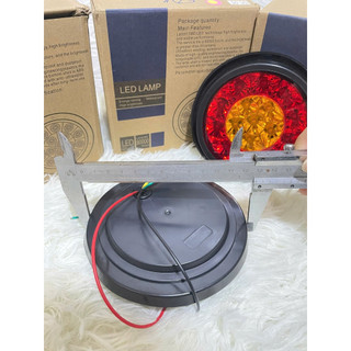 [ Gía 1 chiếc ] Đèn hậu đơn 2 màu,điện 12v và 24v, đèn hậu SD2015