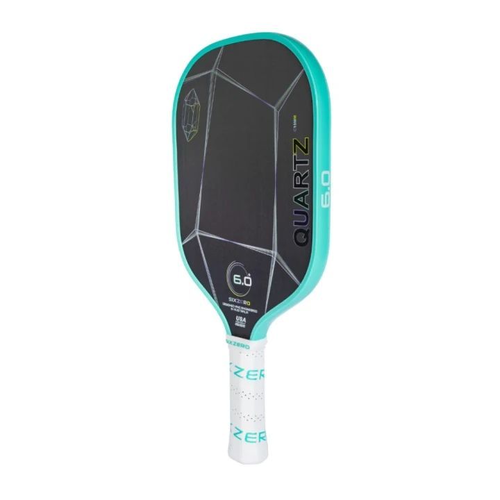 Vợt Pickleball Six Zero Quartz - Praisolite (Green), vợt pickleball chính hãng