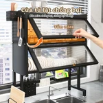 Gslife kệ chén có nắp đậy kệ để đồ nhà bếp kệ bát trên bồn rửa bát 1/2 Tầng kệ bếp đa năng — ảnh 6