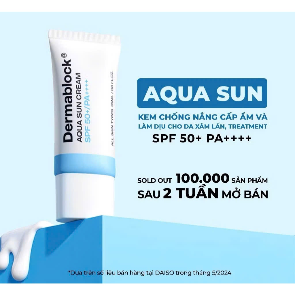 Product image Kem Chống Nắng Dermablock SPF50+ PA++++ Giúp Chống Nắng Và Nâng Tone Cho Mọi Loại Da 35ml 4
