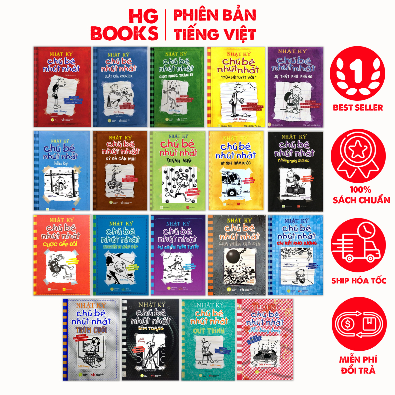 Ảnh Nhật ký chú bé nhút nhát - Tiếng Việt (Lẻ tập) - Truyện tranh thiếu nhi Diary of a Wimpy Kid 1