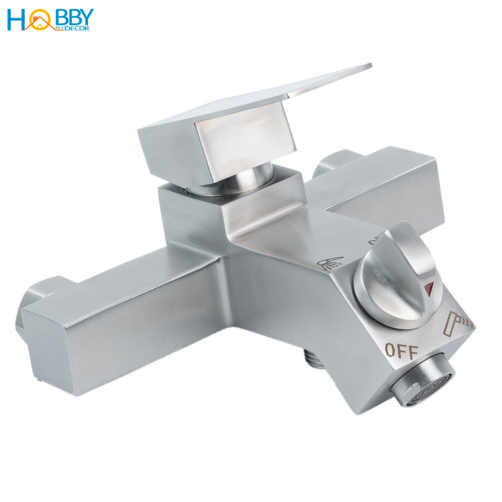 Củ sen nóng lạnh có núm vặn tiện dụng inox 304 Hobby home decor CSNL6