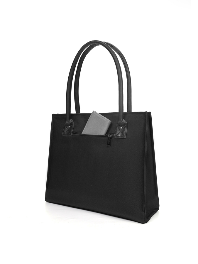 Ảnh Túi Tote Đeo Vai Vải Phối Da JAMMIE Nam Nữ Bền Đẹp Chống Nước Thời Trang | Local Brand M STUDIO 4