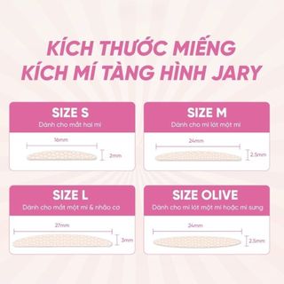 Miếng Dán Kích Mí Jary Eyelid Tape Kích Mí Tự Nhiên Bám Chắc 120 Miếng - Bebeau