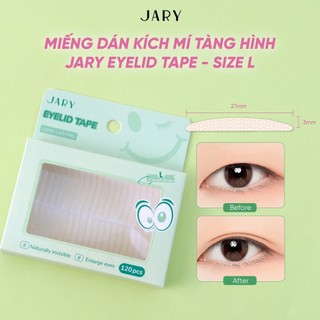 Miếng Dán Kích Mí Jary Eyelid Tape Kích Mí Tự Nhiên Bám Chắc 120 Miếng - Bebeau