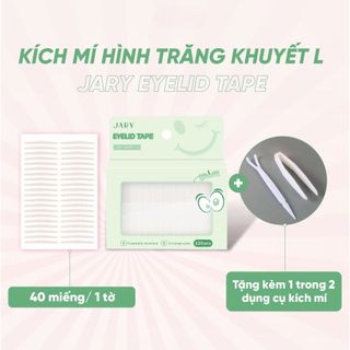 Miếng Dán Kích Mí Jary Eyelid Tape Kích Mí Tự Nhiên Bám Chắc 120 Miếng - Bebeau