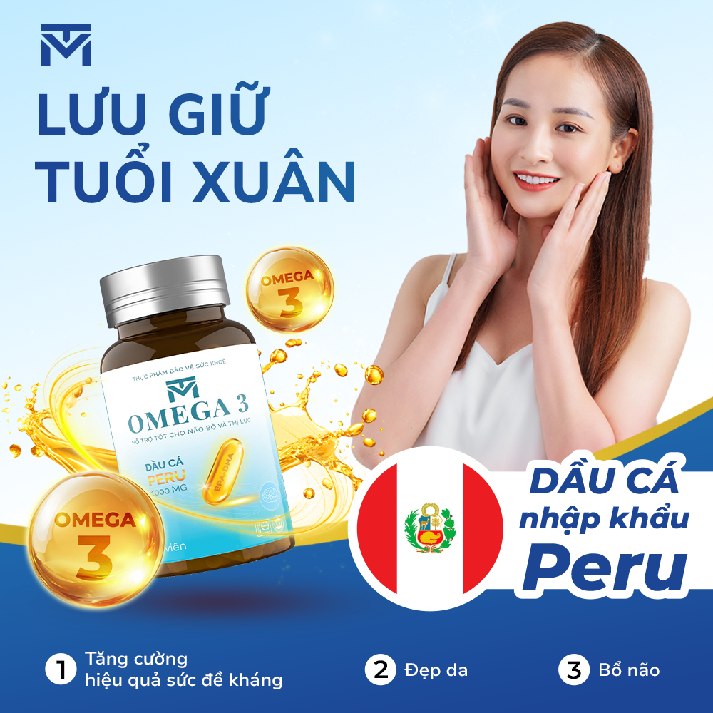 Ảnh Viên uống dầu cá VTM OMEGA 3 tăng cường thị lực, bảo vệ tim mạch - lọ 90 viên 2