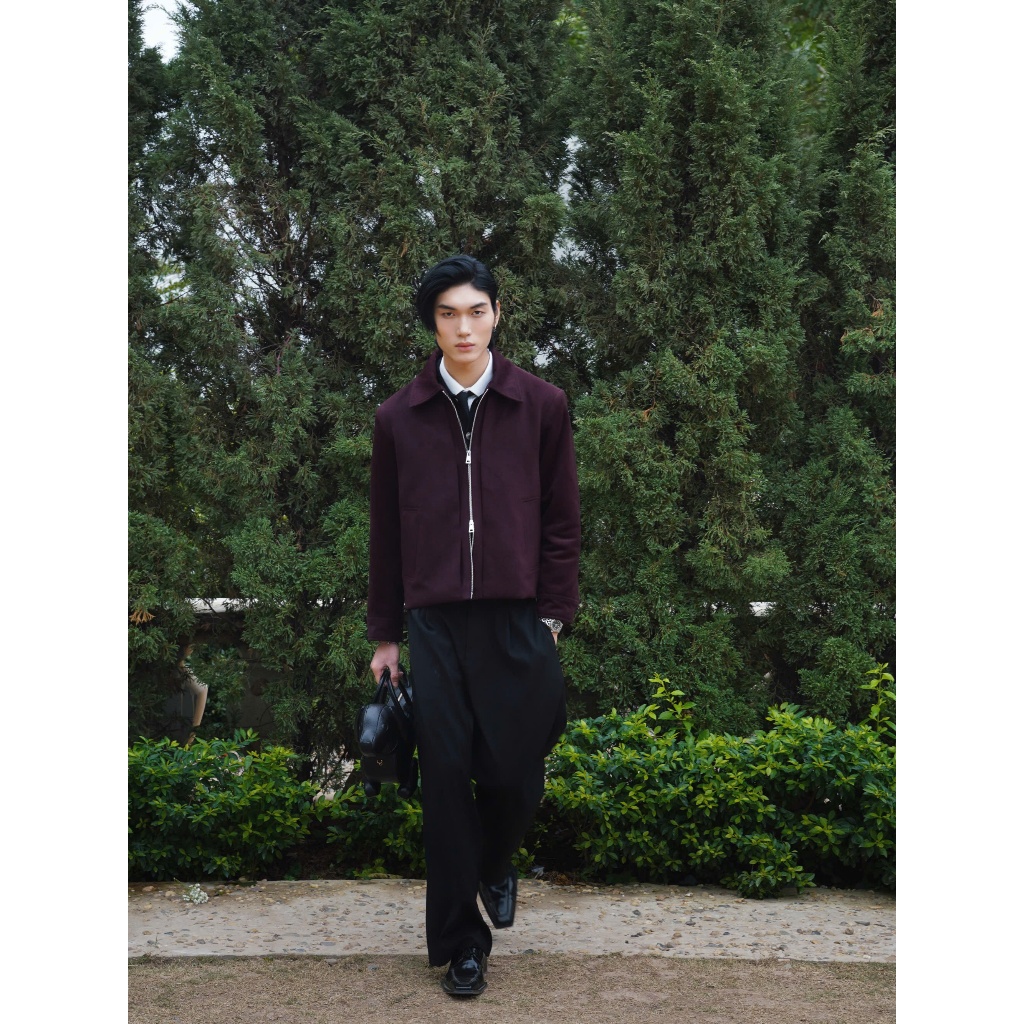 [SPECIAL EDITION] Wool blended zip jacket Uniforme x Hùng Phạm, chất ...