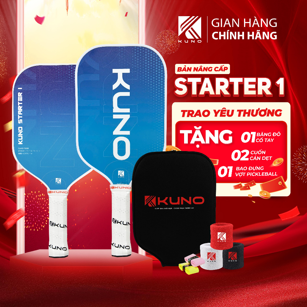 Ảnh Vợt Pickleball Kuno Starter 1 Chính Hãng dành cho người mới chơi đến người chơi trung bình 1