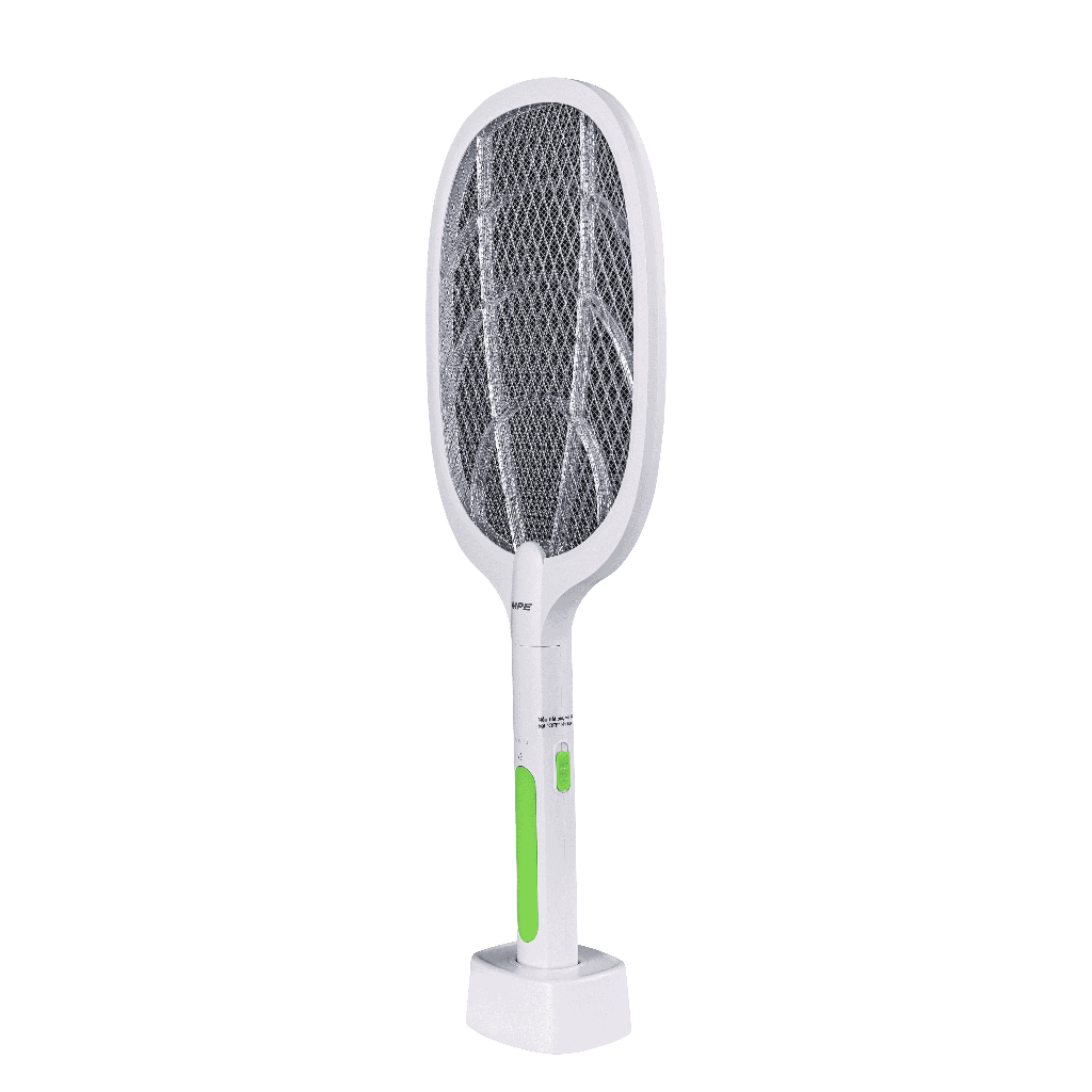 (CHÍNH HÃNG) MPE - Vợt muỗi thông minh 3 tầng lưới có đèn LED tự bắt muỗi Chính hãng MPE Phú Cường