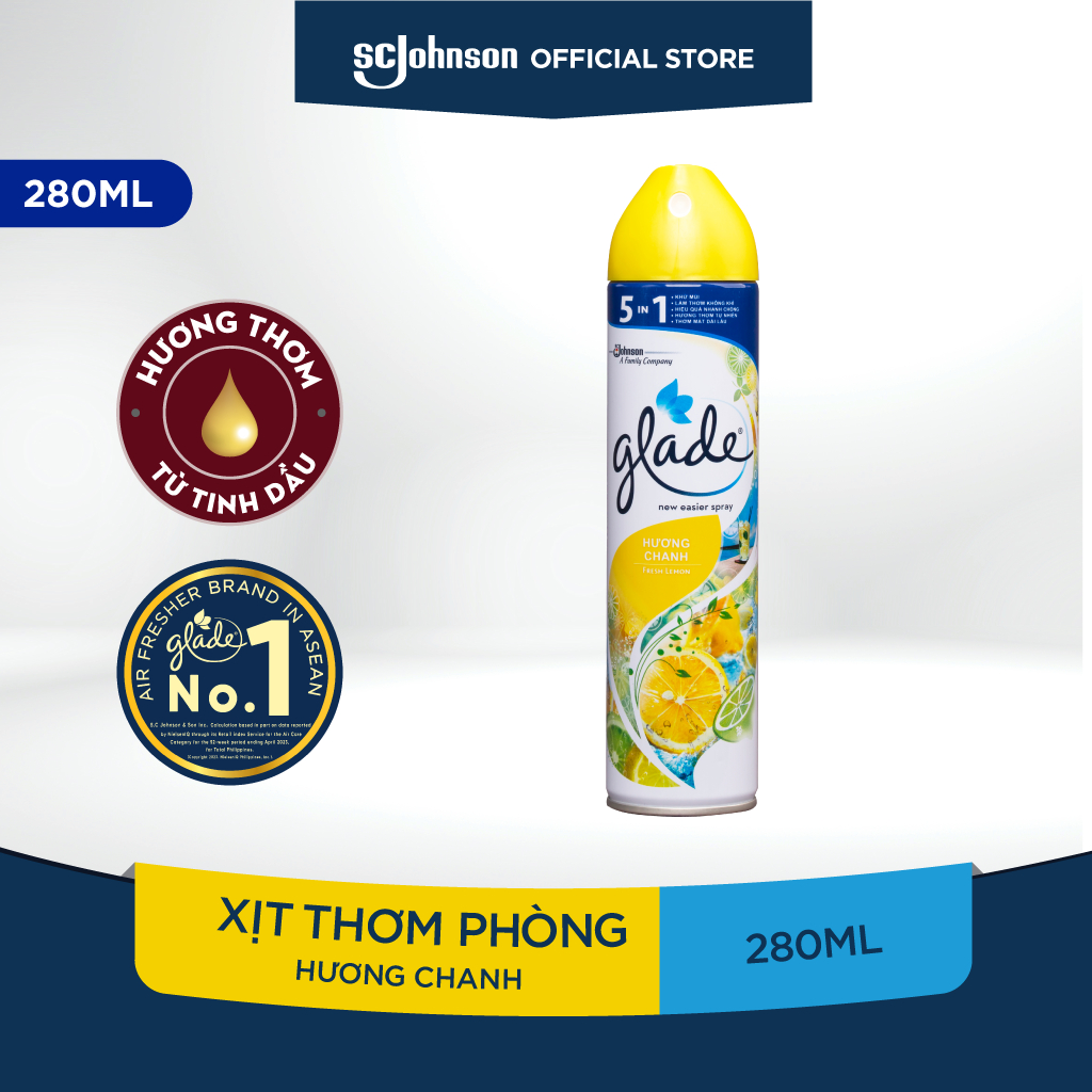 Ảnh GLADE Xịt Thơm Phòng Hương Chanh 280ml 1