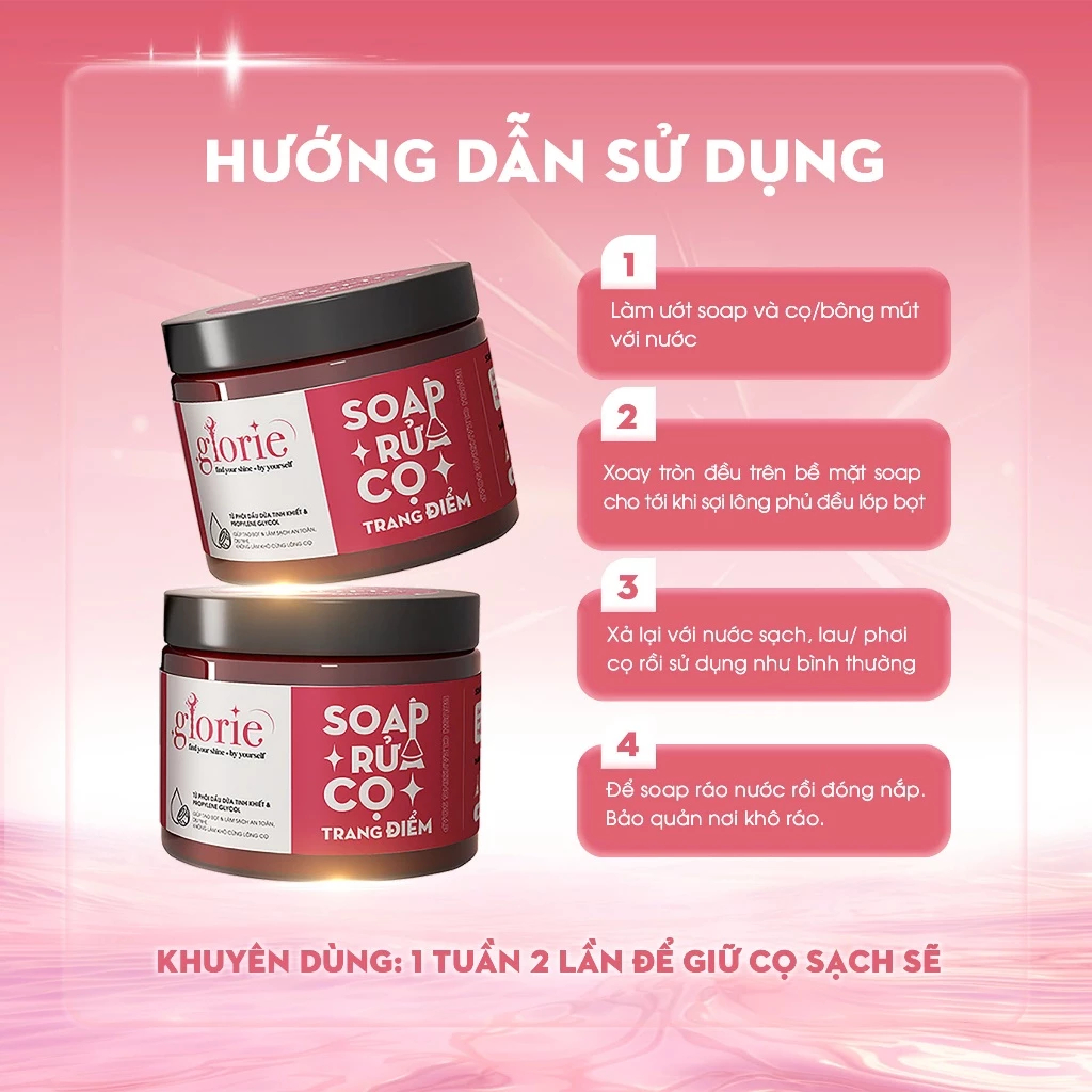Sáp Rửa Cọ Trang Điểm Glorie Brush Cleansing Soap 130g | Shopee Việt Nam
