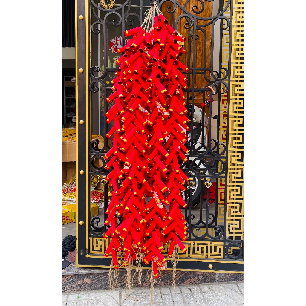 MÔ HÌNH DÂY PHAO RỐI HANDMADE - TRANG TRÍ TẾT ĐỘC ĐÁO