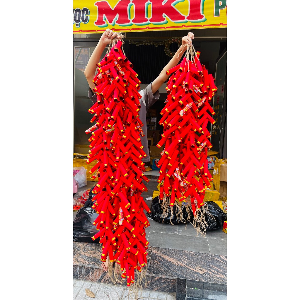 MÔ HÌNH DÂY PHAO RỐI HANDMADE - TRANG TRÍ TẾT ĐỘC ĐÁO