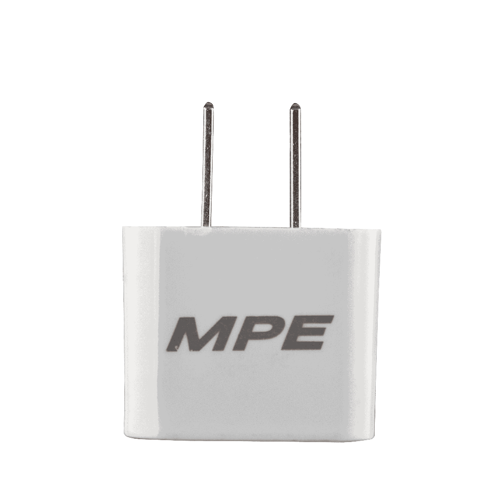 (CHÍNH HÃNG) MPE - Ổ cắm du lịch chân Dẹp - Tròn tiêu chuẩn Châu Âu Chính hãng MPE Phú Cường