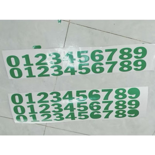 cắt số decal theo mẫu đủ kích thước về dán bàn ghế dán xe