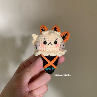 móc khoá len que kem bakugo katsuki my hero academia | sản phẩm thủ công |
