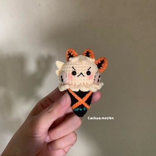 móc khoá len que kem bakugo katsuki my hero academia | sản phẩm thủ công |