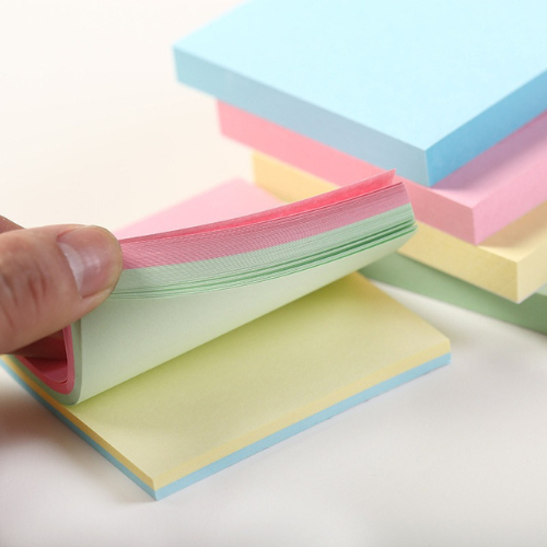 Giấy Note Nhiều Màu, Giấy Nhớ MESO 100 Tờ - Giấy Note Cute Có Sẵn Keo Dán