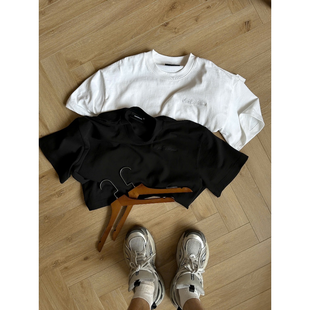 Áo thun TRƠN FORM BOXY - 300gsm (đã xử lý co rút) / THBBRAND. | BigBuy360 - bigbuy360.vn