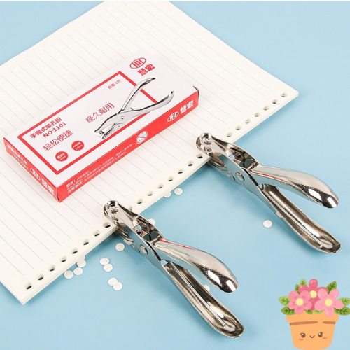 Kìm Bấm Lỗ Giấy Refill Sổ Còng, Dụng Cụ Đục Lỗ Giấy Làm Sổ Còng, Đồ Bấm Lỗ Giấy Cầm Tay MESO, Đường Kính Lỗ 6mm